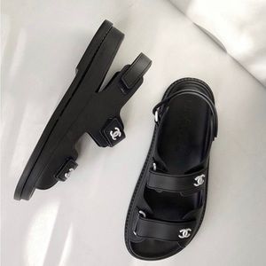 Chanel Logo Sandals size 38